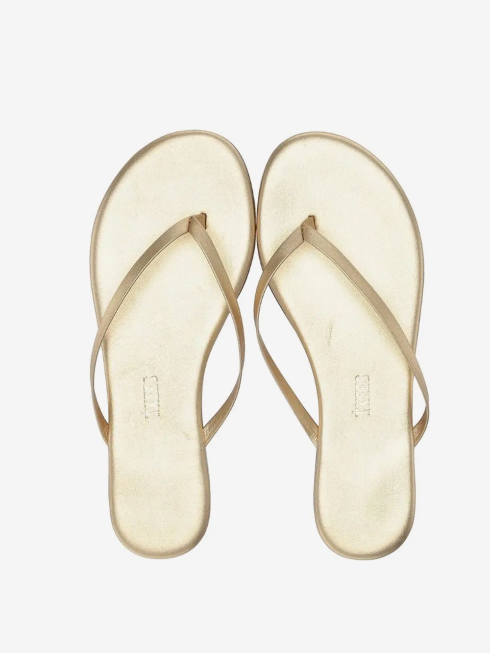TKEES Lily sandal gold metallic
